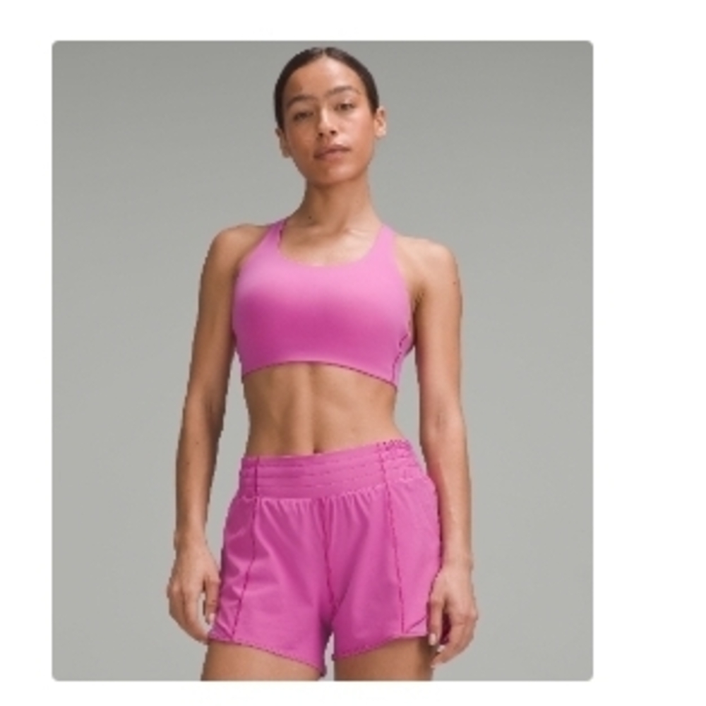 Lululemon *High Support Energy Bra 38C Pow Pink Tone